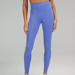 Lululemon Wunder Train High Rise Tights - 28" Wild Indigo